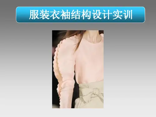 衣袖结构设计实训