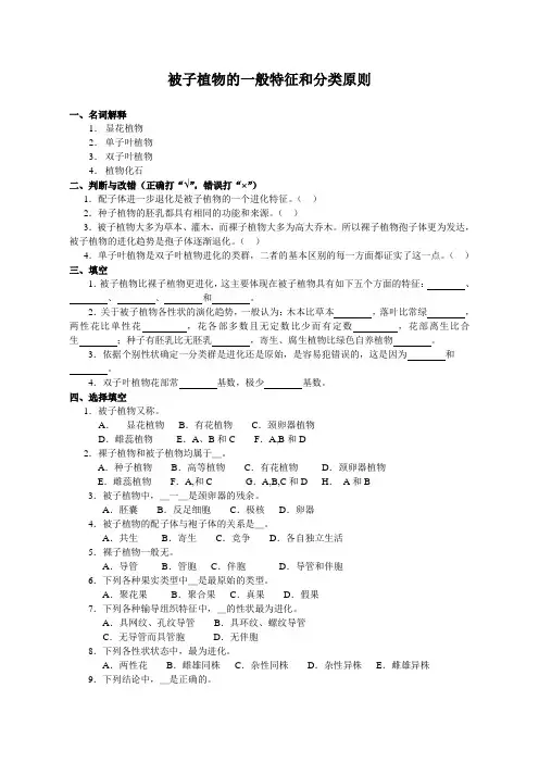 被子植物