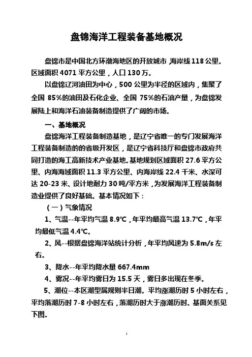 盘锦海工基地概况