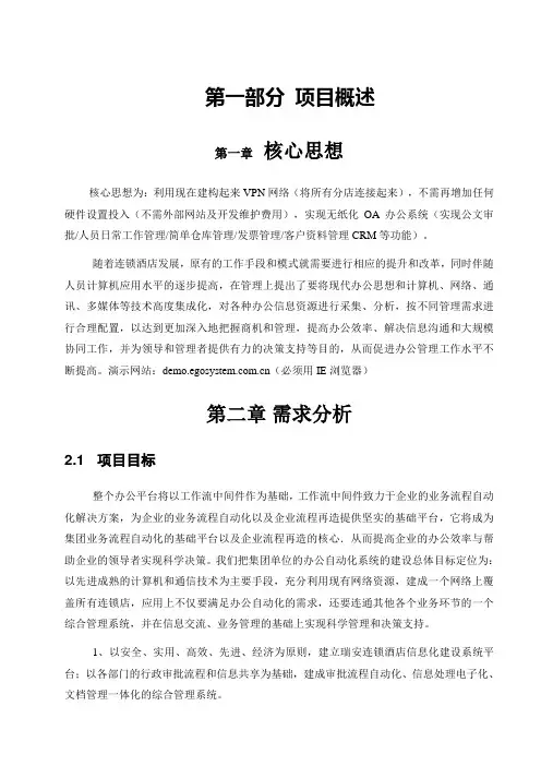 酒店信息化建设方案设计(doc 86页)