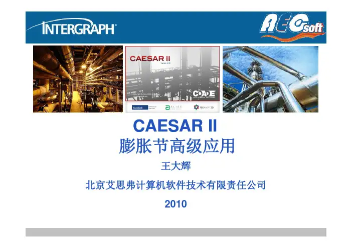 CAESARII高级培训讲义-  膨胀节高级应用 - 王大辉