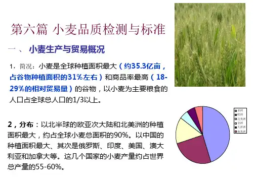 作物栽培学：第六篇 小麦品质检测与标准