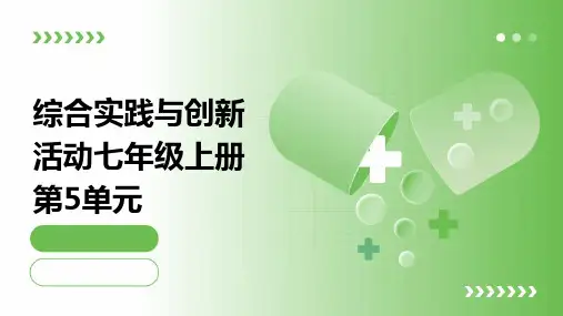综合实践与创新活动七年级上册第5单元