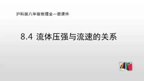 流体压强与流速的关系  课件