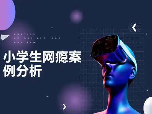小学生网瘾案例分析
