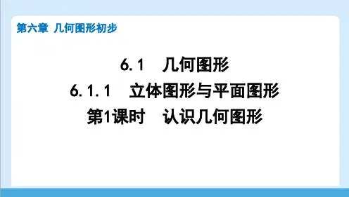 人教版(2024)数学七年级上册 第六章 几何图形初步+6.1 几何图形 第1课时 认识几何图形