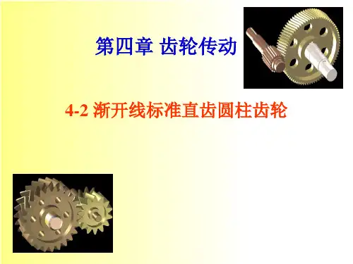 4-2 渐开线标准直齿圆柱齿轮