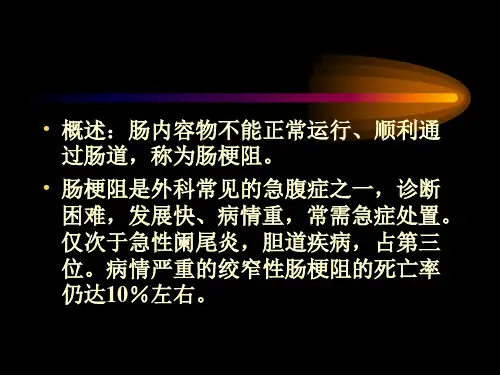 肠梗阻
