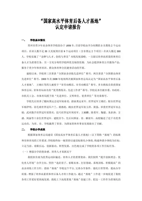 自评报告