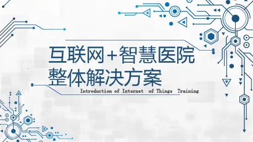医院智慧医院建设工作汇报ppt