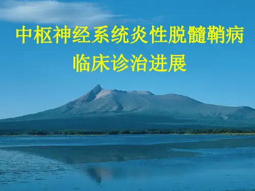 脱髓鞘病ppt课件