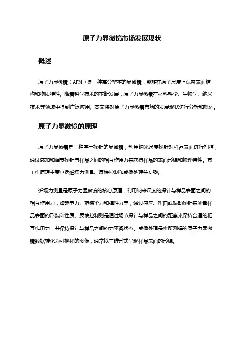 2024年原子力显微镜市场发展现状