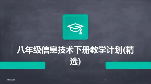 2024年度八年级信息技术下册教学计划(精选)