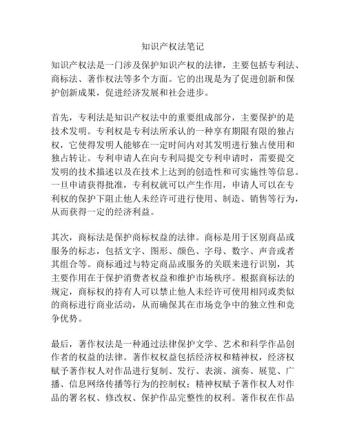 知识产权法笔记