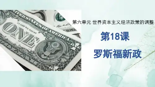 高中历史必修2精品课件9：第18课 罗斯福新政