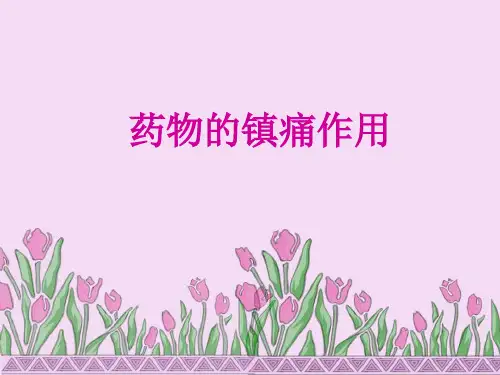 药物的镇痛作用