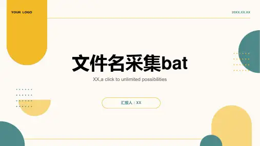 文件名采集bat