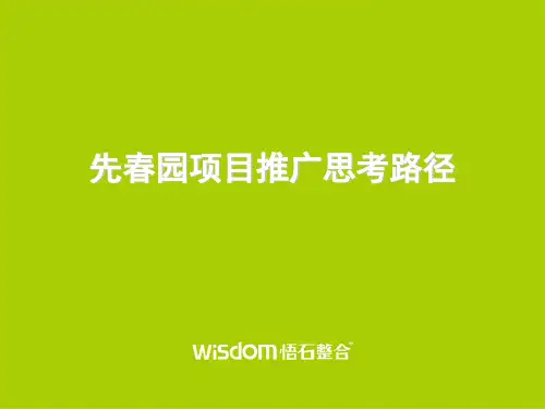 天津红桥先春园项目推广思考路径_45PPT_悟石整合-46页文档资料