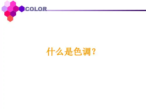 色调的概念与分类