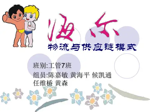 海尔集团物流模式