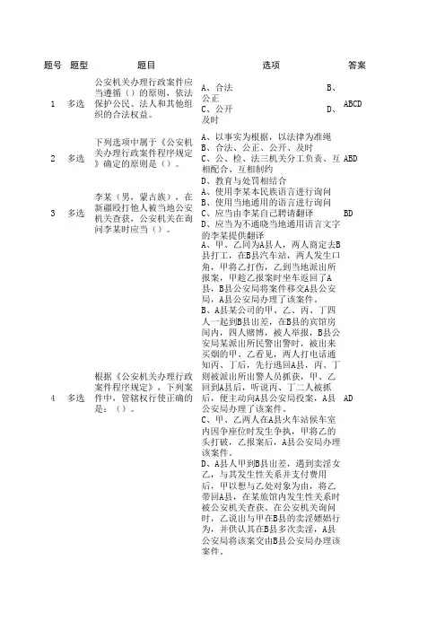 公安机关办理行政案件程序规定