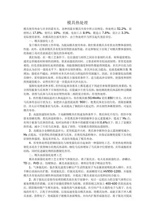 模具表面处理