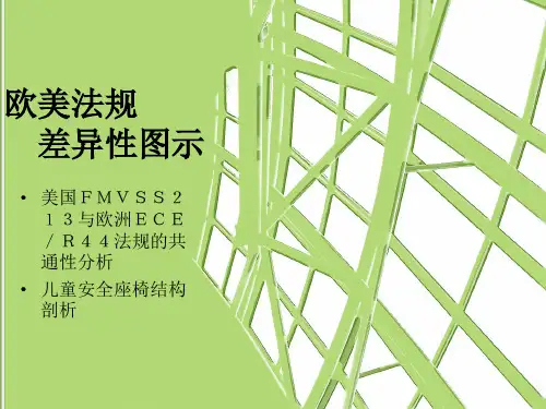 儿童约束系统--欧美法规差异性