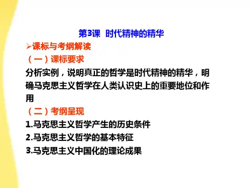 第3课 时代精神的精华课件