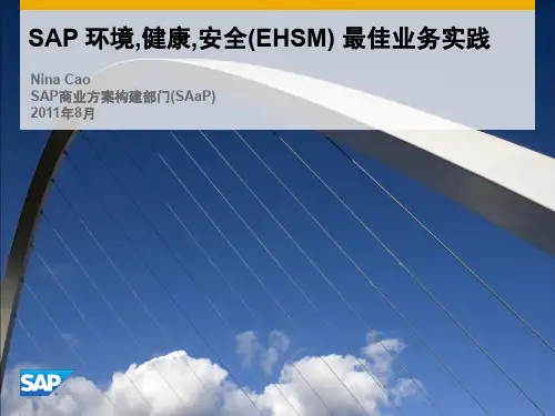 SAP_EHSM_最佳业务实践简介20110822