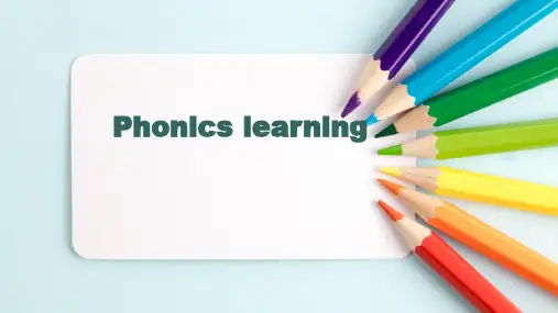 phonics learning