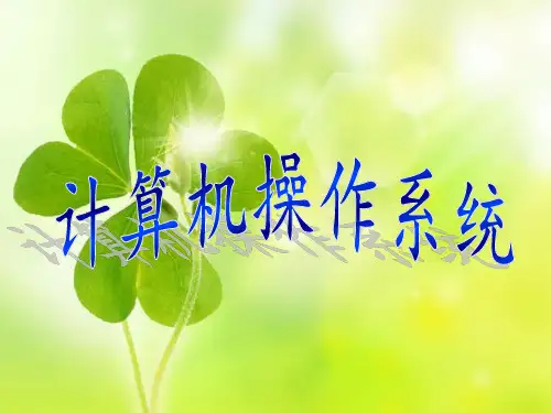 几种常用的操作系统