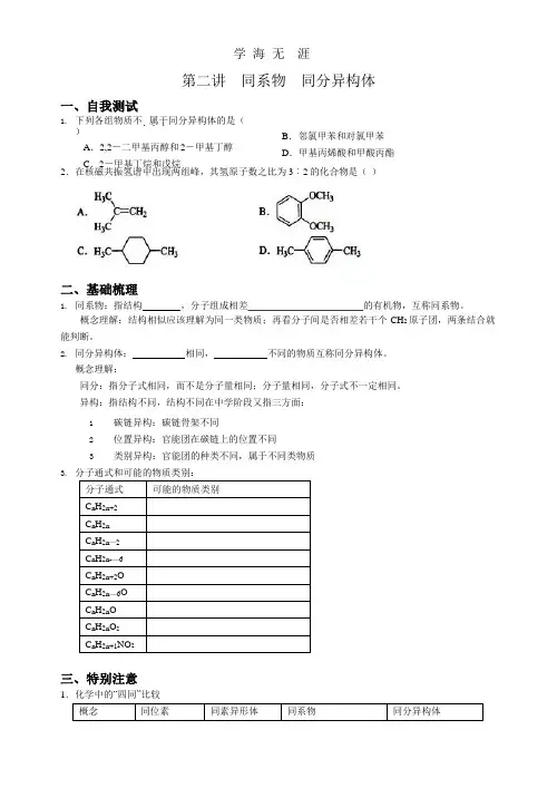 第二讲 同系物、同分异构体.pptx
