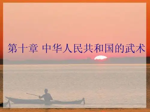 武术史 武术十四