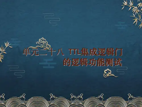 28-TTL集成逻辑门ppt课件(全)