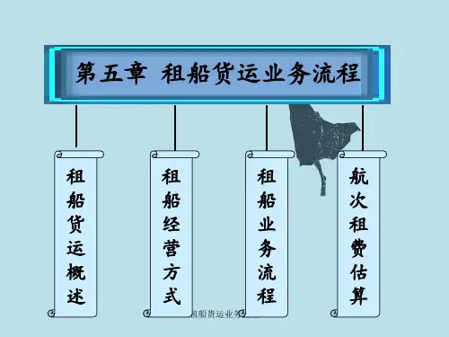 租船货运业务流程