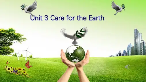 Unit3CarefortheearthPartB(课件)陕旅版小学英语六年级上册