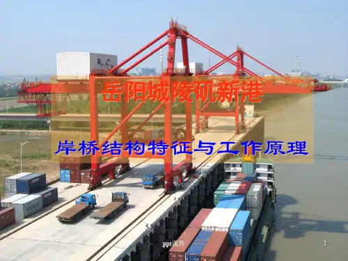 岸桥结构特征与工作原理  ppt课件