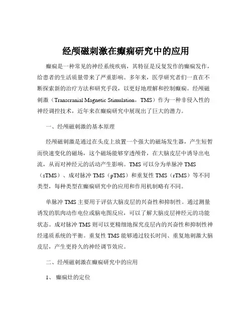 经颅磁刺激在癫痫研究中的应用