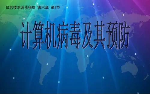 计算机病毒及其预防PPT课件
