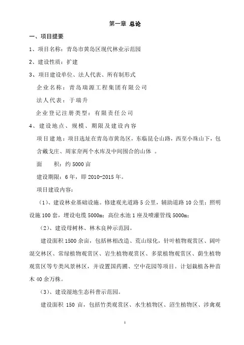 项目建议书