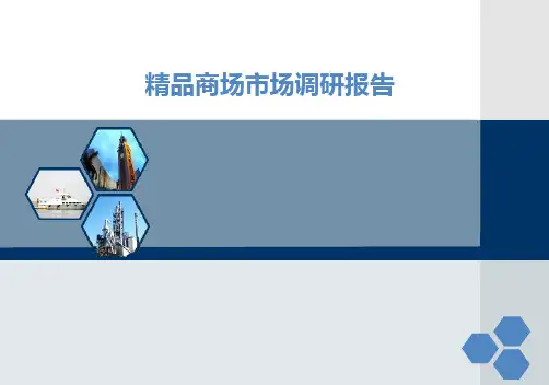 精品商场市场调研报告PPT课件