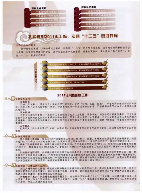 扎实做好2011年工作,实现“十二五”良好开局