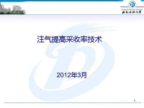 注气提高采收率PPT课件
