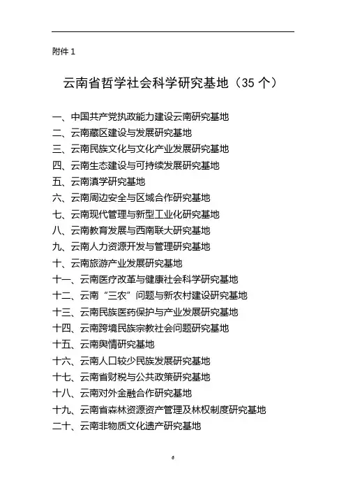35个省社科研究基地