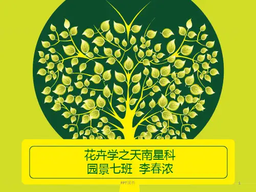 花卉植物大全  ppt课件