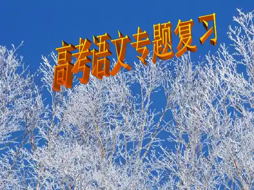 高考复习选用、仿用、变换句式ppt17课件下载