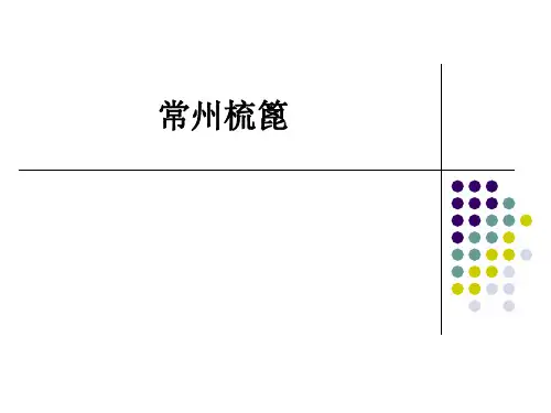常州梳篦ppt课件