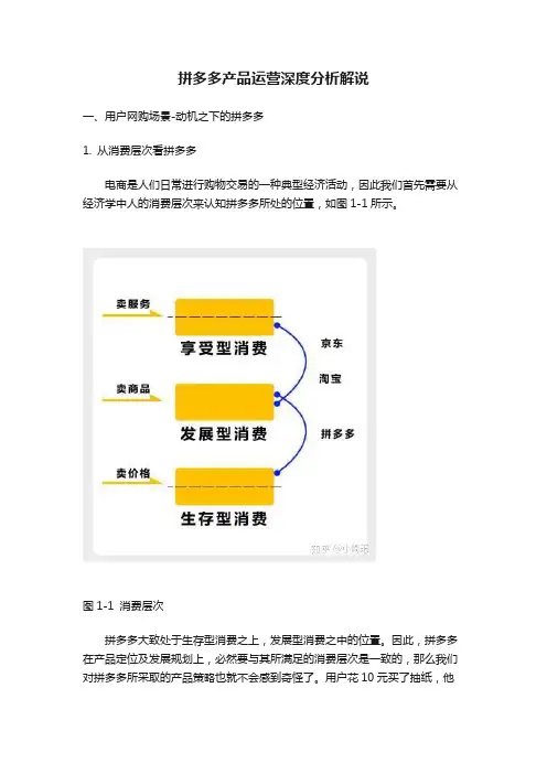 拼多多产品运营深度分析解说