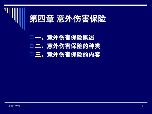 意外、健康保险PPT课件