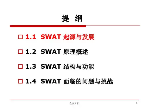 SWAT模型高教知识